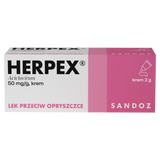 Herpex 50 mg/ g, krem, 2 g - miniaturka zdjęcia produktu