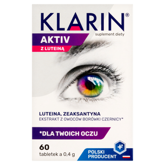 Klarin Aktiv, 60 tabletek Klarin Aktiv, 60 tabletek - zdjęcie produktu