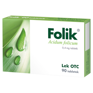 Folik 0,4 mg, 90 tabletek - zdjęcie produktu