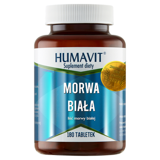 Humavit Morwa Biała, 180 tabletek - zdjęcie produktu