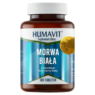 Humavit Morwa Biała, 180 tabletek Humavit Morwa Biała, 180 tabletek - zdjęcie produktu