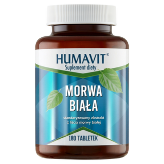 Humavit Morwa Biała, 180 tabletek - zdjęcie produktu