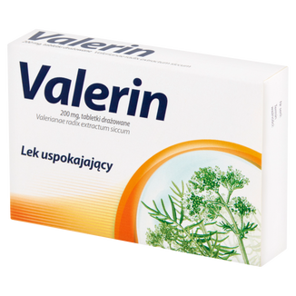 Valerin 200 mg, 15 tabletek drażowanych USZKODZONE OPAKOWANIE - zdjęcie produktu