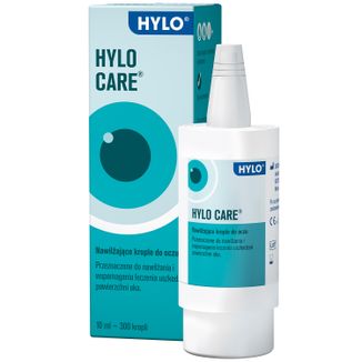 Hylo Care, nawilżające krople do oczu, 10 ml - zdjęcie produktu