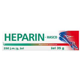 Heparin-Hasco 250 j.m./ g, żel, 35 g - zdjęcie produktu