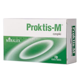 Proktis-M, czopki doodbytnicze, 10 sztuk - zdjęcie produktu