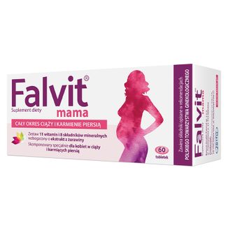 Falvit Mama, 60 tabletek powlekanych - zdjęcie produktu