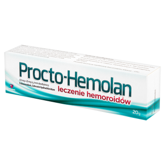 Procto-Hemolan (50 mg + 20 mg)/ g, krem doodbytniczy, 20 g USZKODZONE OPAKOWANIE - zdjęcie produktu