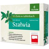 Zioła w tabletkach Szałwia, 30 tabletek powlekanych - miniaturka zdjęcia produktu