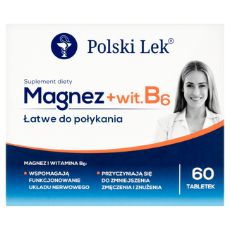 Magnez + B6, 60 tabletek - zdjęcie produktu