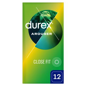Durex Arouser, prezerwatywy prążkowane, 12 sztuk - zdjęcie produktu
