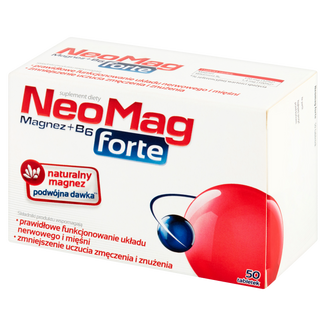 NeoMag Forte, 50 tabletek USZKODZONE OPAKOWANIE - zdjęcie produktu