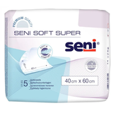 Seni Soft Super, podkłady higieniczne, 40 cm x 60 cm, 5 sztuk - miniaturka zdjęcia produktu