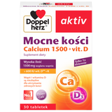 Doppelherz Aktiv Mocne kości, 30 tabletek - miniaturka zdjęcia produktu