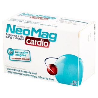 NeoMag Cardio, 50 tabletek - zdjęcie produktu