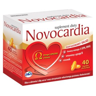 Novocardia, 40 kapsułek USZKODZONE OPAKOWANIE - zdjęcie produktu