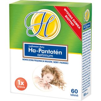 Ha-Pantoten Optimum, 60 tabletek KRÓTKA DATA - zdjęcie produktu