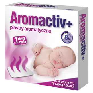 Aromactiv+, plastry aromatyczne od 1 dnia życia, 5 sztuk USZKODZONE OPAKOWANIE - zdjęcie produktu