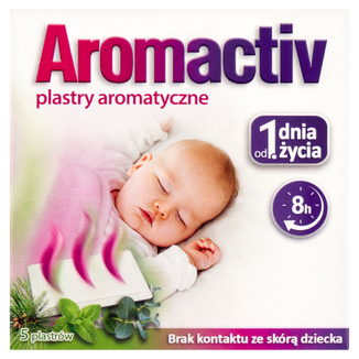 Aromactiv, plastry aromatyczne od 1 dnia życia, 5 sztuk - zdjęcie produktu