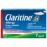 Claritine Allergy 10 mg, 7 tabletek - miniaturka zdjęcia produktu