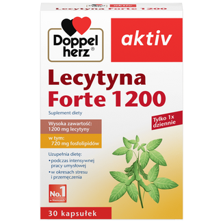 Doppelherz Aktiv Lecytyna 1200 Forte, 30 tabletek - zdjęcie produktu