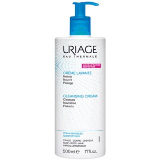 Uriage Creme Lavante, krem do mycia twarzy i ciała, 500 ml - zdjęcie produktu
