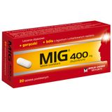 MIG 400 mg, 20 tabletek powlekanych USZKODZONE OPAKOWANIE - miniaturka zdjęcia produktu