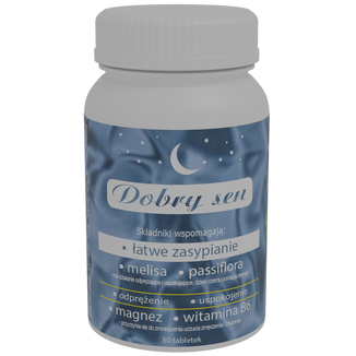 Dobry Sen, 30 tabletek Dobry Sen, 30 tabletek - zdjęcie produktu