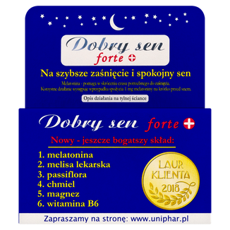 Dobry sen Forte, 30 tabletek - zdjęcie produktu