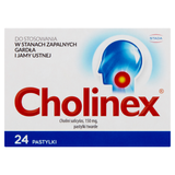Cholinex 150 mg, 24 pastylek do ssania - miniaturka zdjęcia produktu