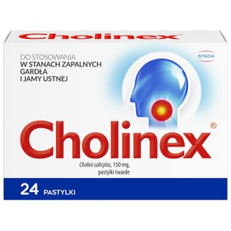 Cholinex 150 mg, 24 pastylek do ssania - zdjęcie produktu