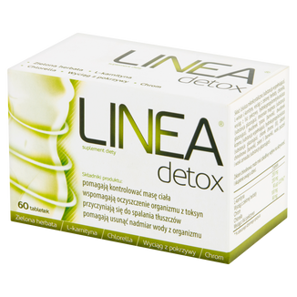 Linea Detox, 60 tabletek USZKODZONE OPAKOWANIE - zdjęcie produktu