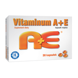 Vitaminum A + E, 30 kapsułek miękkich USZKODZONE OPAKOWANIE - miniaturka zdjęcia produktu