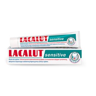 Lacalut Sensitive, pasta do zębów, 75 ml USZKODZONE OPAKOWANIE - zdjęcie produktu