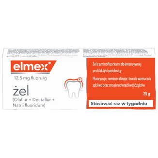 Elmex żel 12,5 mg, 25 g - zdjęcie produktu