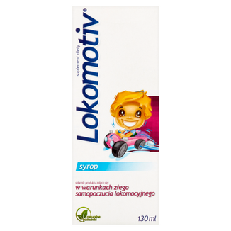 Lokomotiv, syrop dla dzieci powyżej 3 roku, 130 ml USZKODZONE OPAKOWANIE - zdjęcie produktu