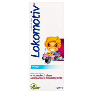 Lokomotiv, syrop dla dzieci powyżej 3 roku, smak landrynkowy, 130 ml - zdjęcie produktu