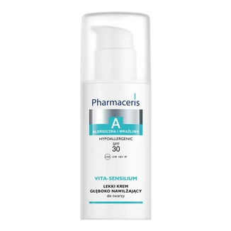 Pharmaceris A Vita-Sensilium, lekki krem głęboko nawilżający do twarzy, skóra alergiczna i wrażliwa SPF 30, 50 ml - zdjęcie produktu
