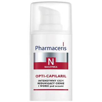 Pharmaceris N Opti-Capilaril, intensywny krem redukujący cienie i worki pod oczami, 15 ml - zdjęcie produktu