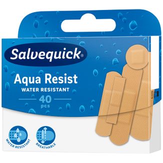 Salvequick Aqua Resist, plastry wodoodporne, 40 sztuk - zdjęcie produktu
