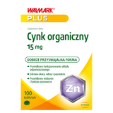 Walmark Cynk organiczny 15 mg, 100 tabletek USZKODZONE OPAKOWANIE - miniaturka zdjęcia produktu