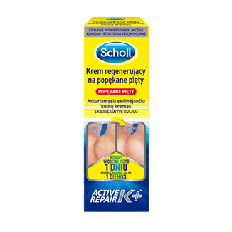 Scholl, krem regenerujący na popękane pięty, 60 ml USZKODZONE OPAKOWANIE - zdjęcie produktu