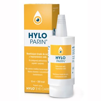 Hylo Parin, nawilżające krople do oczu z heparynianem sodu, bez konserwantów, 10 ml - zdjęcie produktu