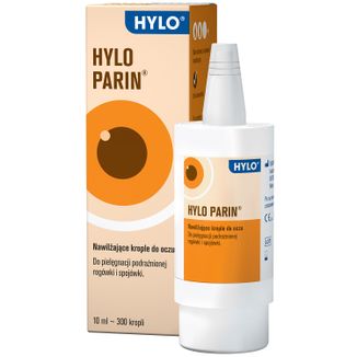 Hylo Parin, nawilżające krople do oczu z heparynianem sodu, bez konserwantów, 10 ml - zdjęcie produktu