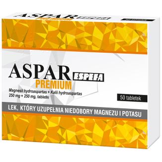 Aspar Espefa 250 mg + 250 mg, 50 tabletek - zdjęcie produktu