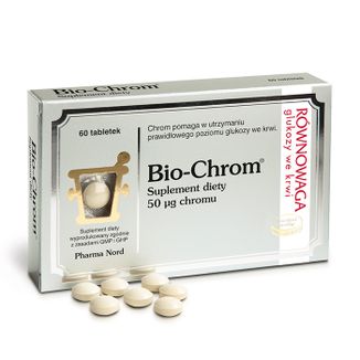 Pharma Nord Bio-Chrom, chrom 50 μg, 60 tabletek USZKODZONE OPAKOWANIE - zdjęcie produktu