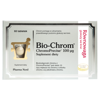Pharma Nord Bio-Chrom, chrom 50 μg, 60 tabletek USZKODZONE OPAKOWANIE - zdjęcie produktu