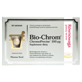 Pharma Nord Bio-Chrom, chrom 50 μg, 60 tabletek - miniaturka zdjęcia produktu