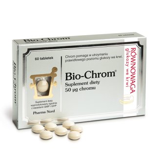 Pharma Nord Bio-Chrom, chrom 50 μg, 60 tabletek - zdjęcie produktu