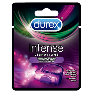 Durex Intense Vibrations, nakładka wibracyjna dla niego i dla niej - zdjęcie produktu